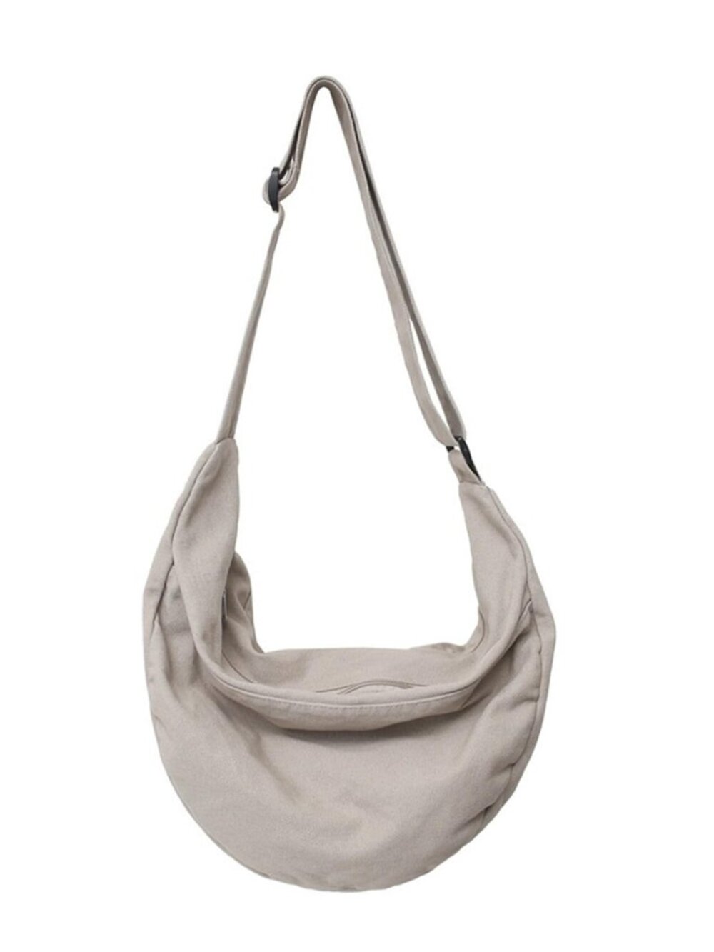 Slouchy Crossbody Bag Leisure Hobo Crescent Bag for Women and Men